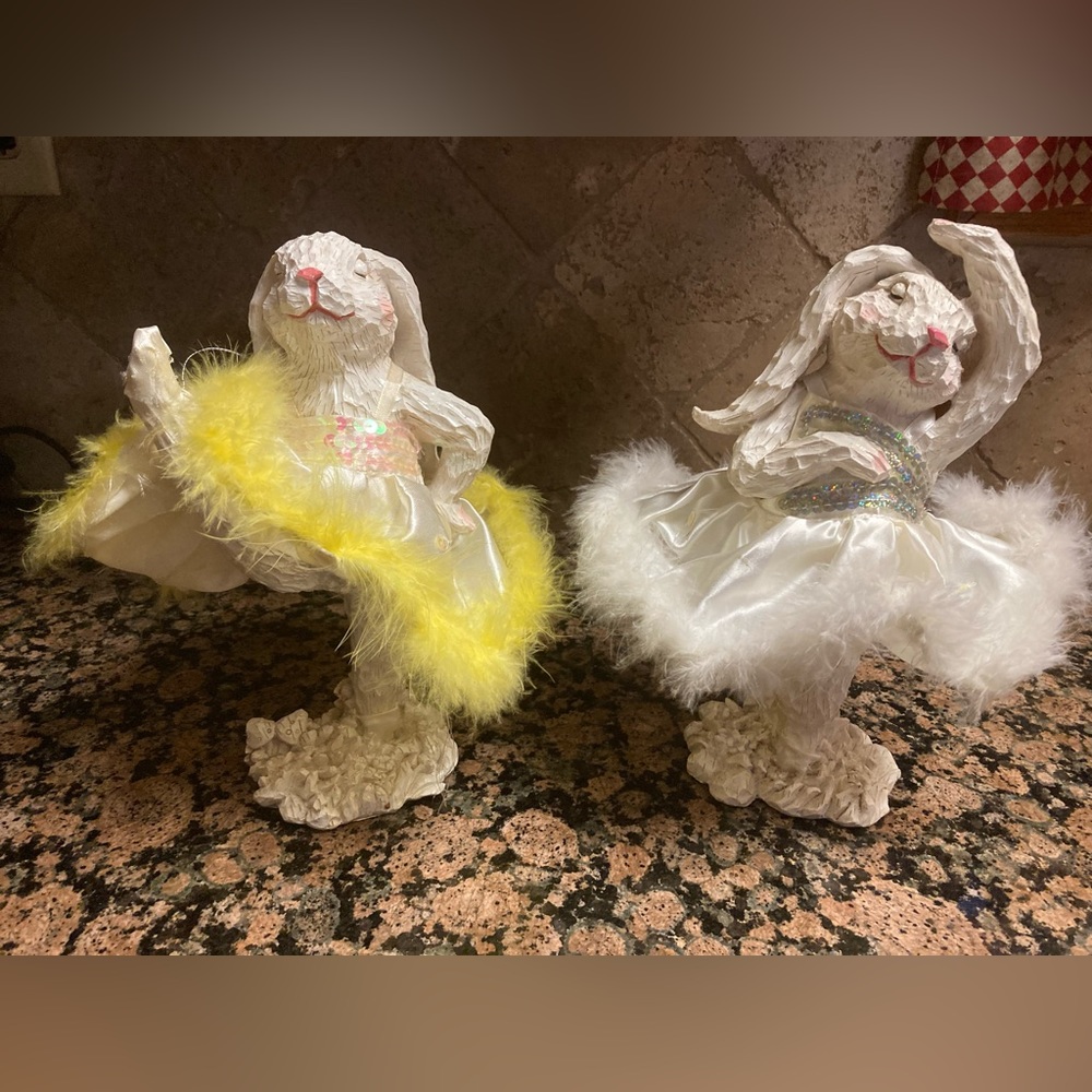Ballerina Rabbits for your Easter decor